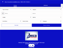 Tablet Screenshot of becoimobiliaria.com.br